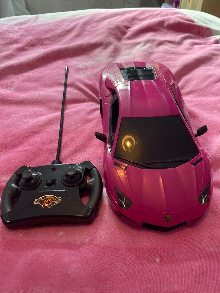 pink ferrari toy car